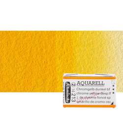 Schmincke - Schmincke Horadam Aquarell 1/1 Tablet 213 Chrome Yellow Deep S2