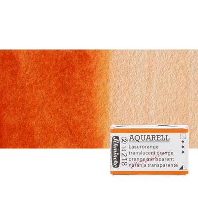 Schmincke Horadam Aquarell 1/1 Tablet 218 Translucent Orange S2
