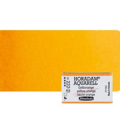 Schmincke Horadam Aquarell 1/1 Tablet 222 Yellow Orange seri 2