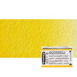 Schmincke - Schmincke Horadam Aquarell 1/1 Tablet 225 Cadmium Yellow Mid. S3