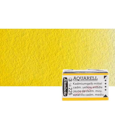 Schmincke Horadam Aquarell 1/1 Tablet 225 Cadmium Yellow Mid. S3