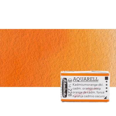 Schmincke Horadam Aquarell 1/1 Tablet 228 Cadmium Orange seri 3
