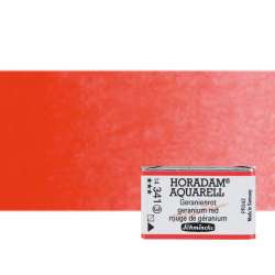 Schmincke - Schmincke Horadam Aquarell 1/1 Tablet 341 Geranium Red seri 3