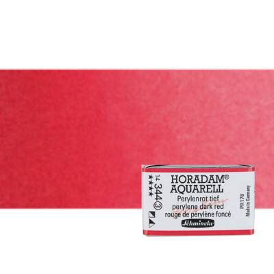 Schmincke Horadam Aquarell 1/1 Tablet 344 Perylene Dark Red seri 3