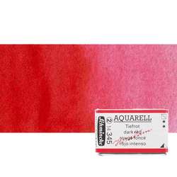Schmincke - Schmincke Horadam Aquarell 1/1 Tablet 345 Dark Red seri 2