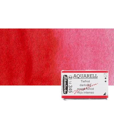 Schmincke Horadam Aquarell 1/1 Tablet 345 Dark Red seri 2