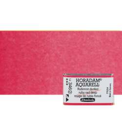 Schmincke - Schmincke Horadam Aquarell 1/1 Tablet 346 Ruby Red Deep seri 2