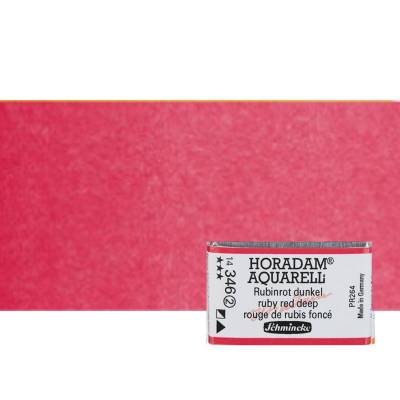 Schmincke Horadam Aquarell 1/1 Tablet 346 Ruby Red Deep seri 2