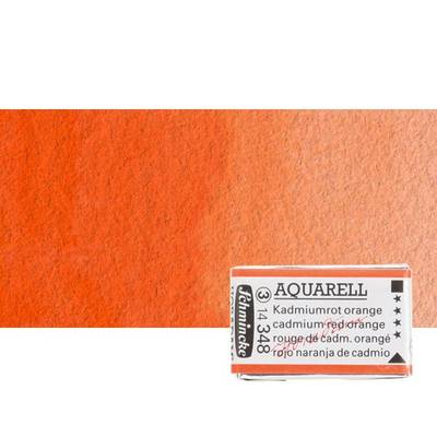 Schmincke Horadam Aquarell 1/1 Tablet 348 Cadmium Red Orange S3