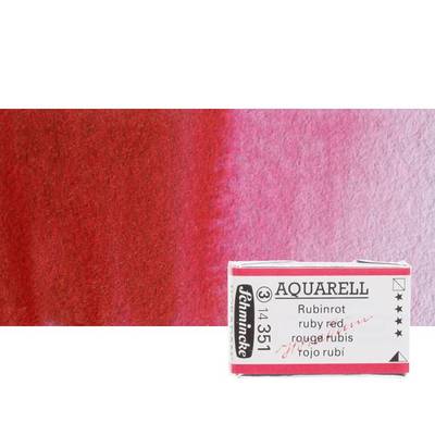 Schmincke Horadam Aquarell 1/1 Tablet 351 Ruby Red seri 3