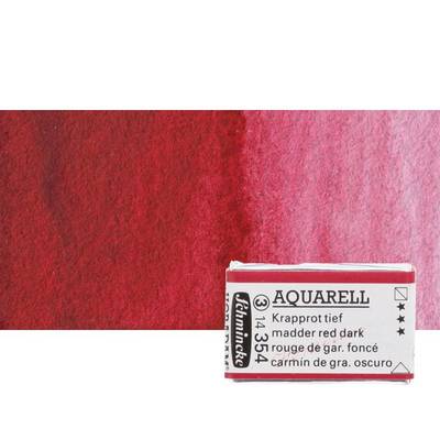 Schmincke Horadam Aquarell 1/1 Tablet 354 Madder Red Dark seri 3