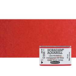 Schmincke - Schmincke Horadam Aquarell 1/1 Tablet 355 Transparent Red Deep seri 1