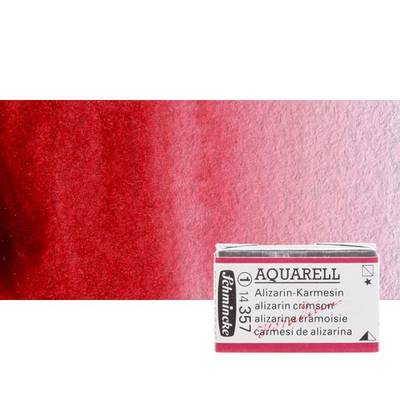 Schmincke Horadam Aquarell 1/1 Tablet 357 Alizarin-Crimson seri 1