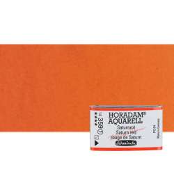 Schmincke - Schmincke Horadam Aquarell 1/1 Tablet 359 Saturn Red seri 1