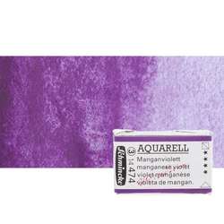 Schmincke - Schmincke Horadam Aquarell 1/1 Tablet 474 Manganese Violet seri 3