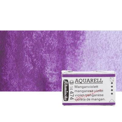 Schmincke Horadam Aquarell 1/1 Tablet 474 Manganese Violet seri 3