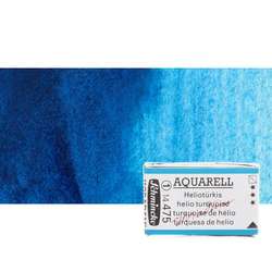 Schmincke - Schmincke Horadam Aquarell 1/1 Tablet 475 Helio Turquoise seri 1