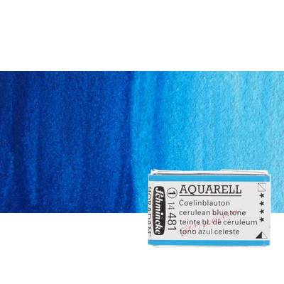 Schmincke Horadam Aquarell 1/1 Tablet 481 Cerulean Blue Tone S1