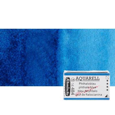 Schmincke Horadam Aquarell 1/1 Tablet 484 Phthalo Blue seri 1