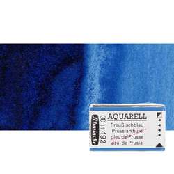 Schmincke - Schmincke Horadam Aquarell 1/1 Tablet 492 Prussian Blue seri 1