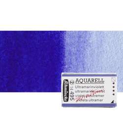 Schmincke - Schmincke Horadam Aquarell 1/1 Tablet 495 Ultramarine Violet S2