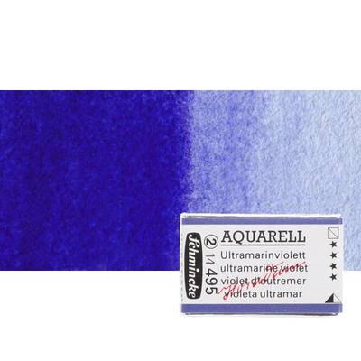 Schmincke Horadam Aquarell 1/1 Tablet 495 Ultramarine Violet S2