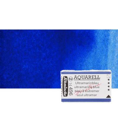 Schmincke Horadam Aquarell 1/1 Tablet 496 Ultramarine Blue seri 2