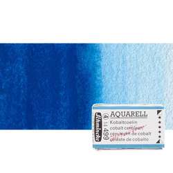 Schmincke - Schmincke Horadam Aquarell 1/1 Tablet 499 Cobalt Cerulean seri 4