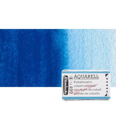 Schmincke Horadam Aquarell 1/1 Tablet 499 Cobalt Cerulean seri 4