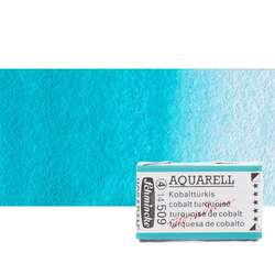 Schmincke - Schmincke Horadam Aquarell 1/1 Tablet 509 Cobalt Turquoise seri 4