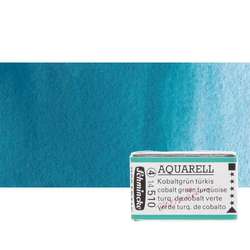 Schmincke - Schmincke Horadam Aquarell 1/1 Tablet 510 Cobalt Green Turq. S4