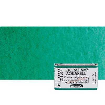 Schmincke Horadam Aquarell 1/1 Tablet 511 Chrom Oxide Green Brill seri 2