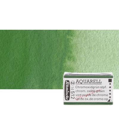 Schmincke Horadam Aquarell 1/1 Tablet 512 Chromium Oxide Green S2