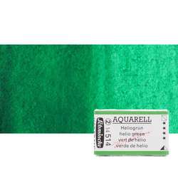 Schmincke - Schmincke Horadam Aquarell 1/1 Tablet 514 Helio Green seri 2