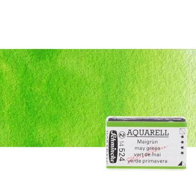 Schmincke Horadam Aquarell 1/1 Tablet 524 May Green seri 2