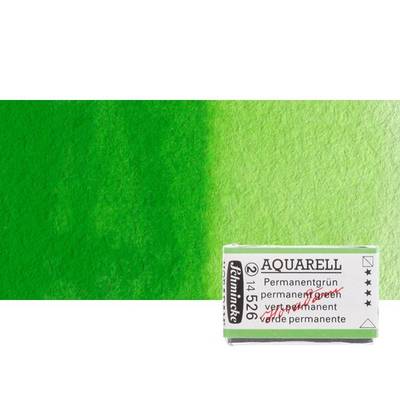 Schmincke Horadam Aquarell 1/1 Tablet 526 Permanent Green seri 2