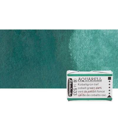 Schmincke Horadam Aquarell 1/1 Tablet 533 Cobalt Green Dark S4
