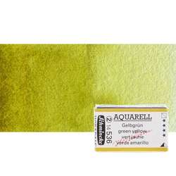 Schmincke - Schmincke Horadam Aquarell 1/1 Tablet 536 Green Yellow seri 2