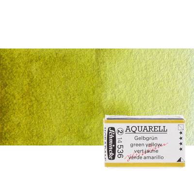 Schmincke Horadam Aquarell 1/1 Tablet 536 Green Yellow seri 2