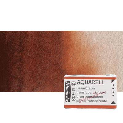 Schmincke Horadam Aquarell 1/1 Tablet 648 Translucent Brown S2