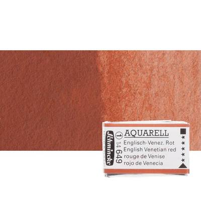 Schmincke Horadam Aquarell 1/1 Tablet 649 English-Venetian Red S1