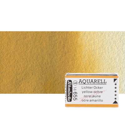 Schmincke Horadam Aquarell 1/1 Tablet 655 Yellow Ochre seri 1