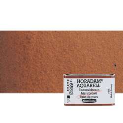 Schmincke - Schmincke Horadam Aquarell 1/1 Tablet 658 Mars Brown seri 2 (1)