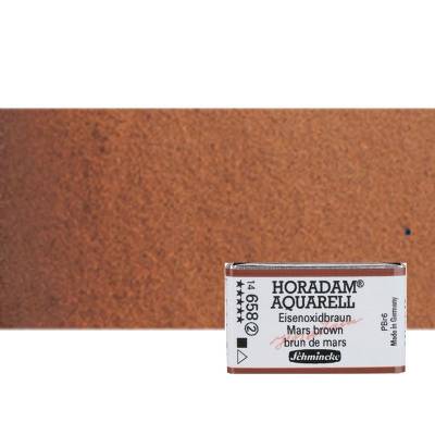 Schmincke Horadam Aquarell 1/1 Tablet 658 Mars Brown seri 2