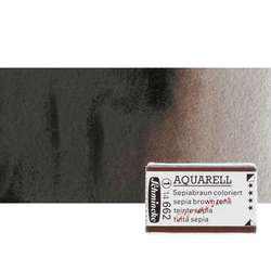 Schmincke - Schmincke Horadam Aquarell 1/1 Tablet 662 Sepia Brown Tone seri 1