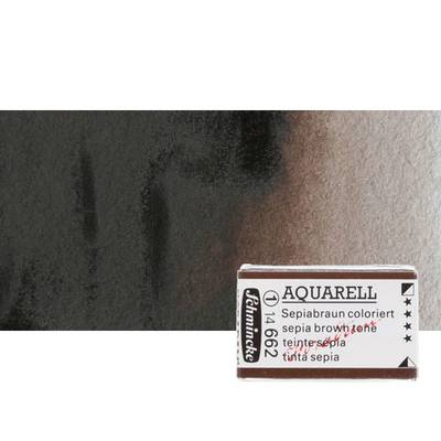 Schmincke Horadam Aquarell 1/1 Tablet 662 Sepia Brown Tone seri 1