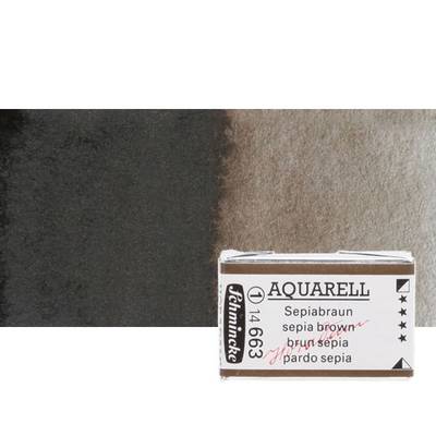 Schmincke Horadam Aquarell 1/1 Tablet 663 Sepia Brown seri 1