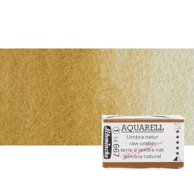 Schmincke Horadam Aquarell 1/1 Tablet 667 Raw Umber seri 1