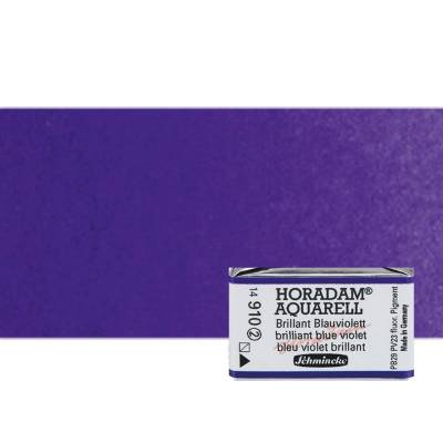 Schmincke Horadam Aquarell 1/1 Tablet 910 Brilliant Blue Violet seri 2