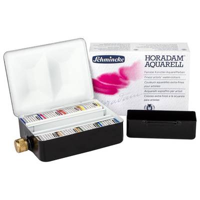 Schmincke Horadam Aquarell Sulu Boya Setleri 8li Yarım Tablet 74 408